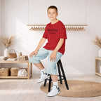 Kids Tee — "Born First. Still in Charge." Sibling Shirt