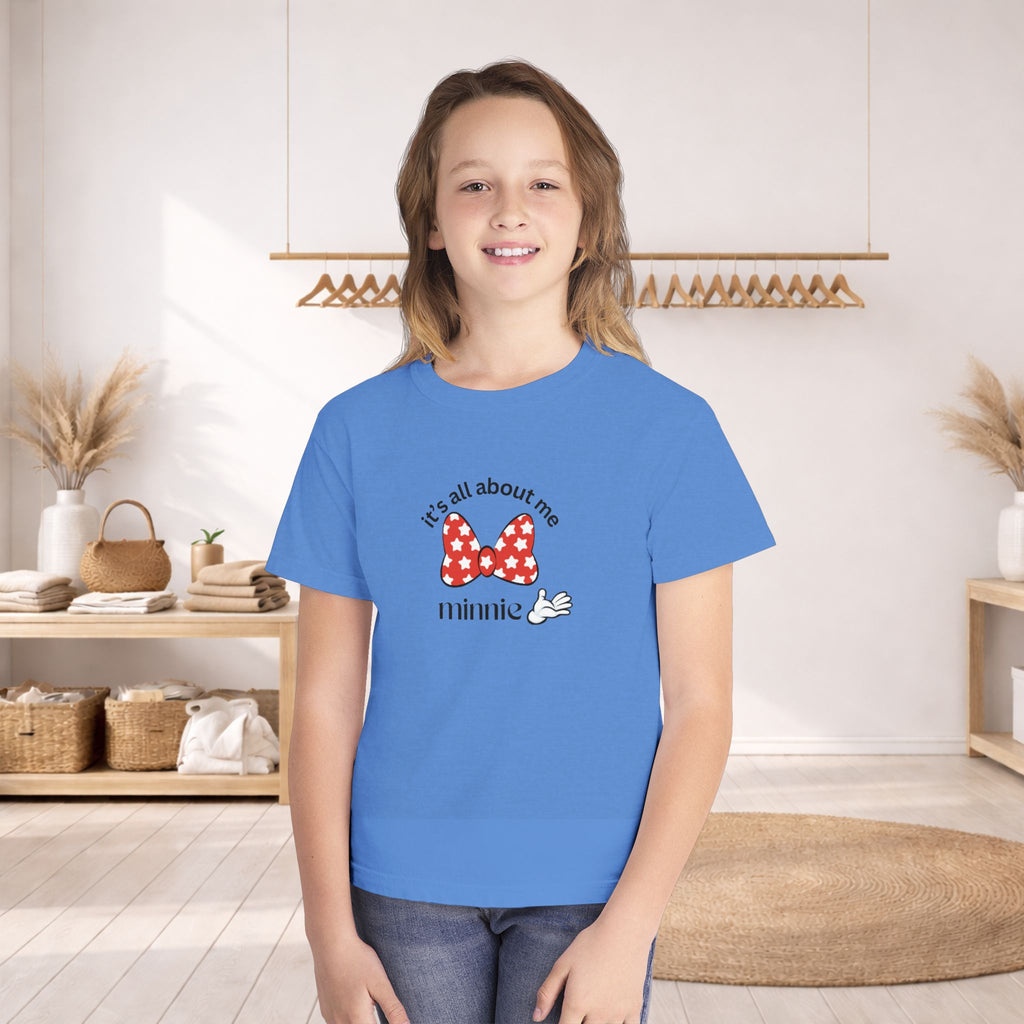 "It's All About Me" Minnie Bow Kids T-Shirt