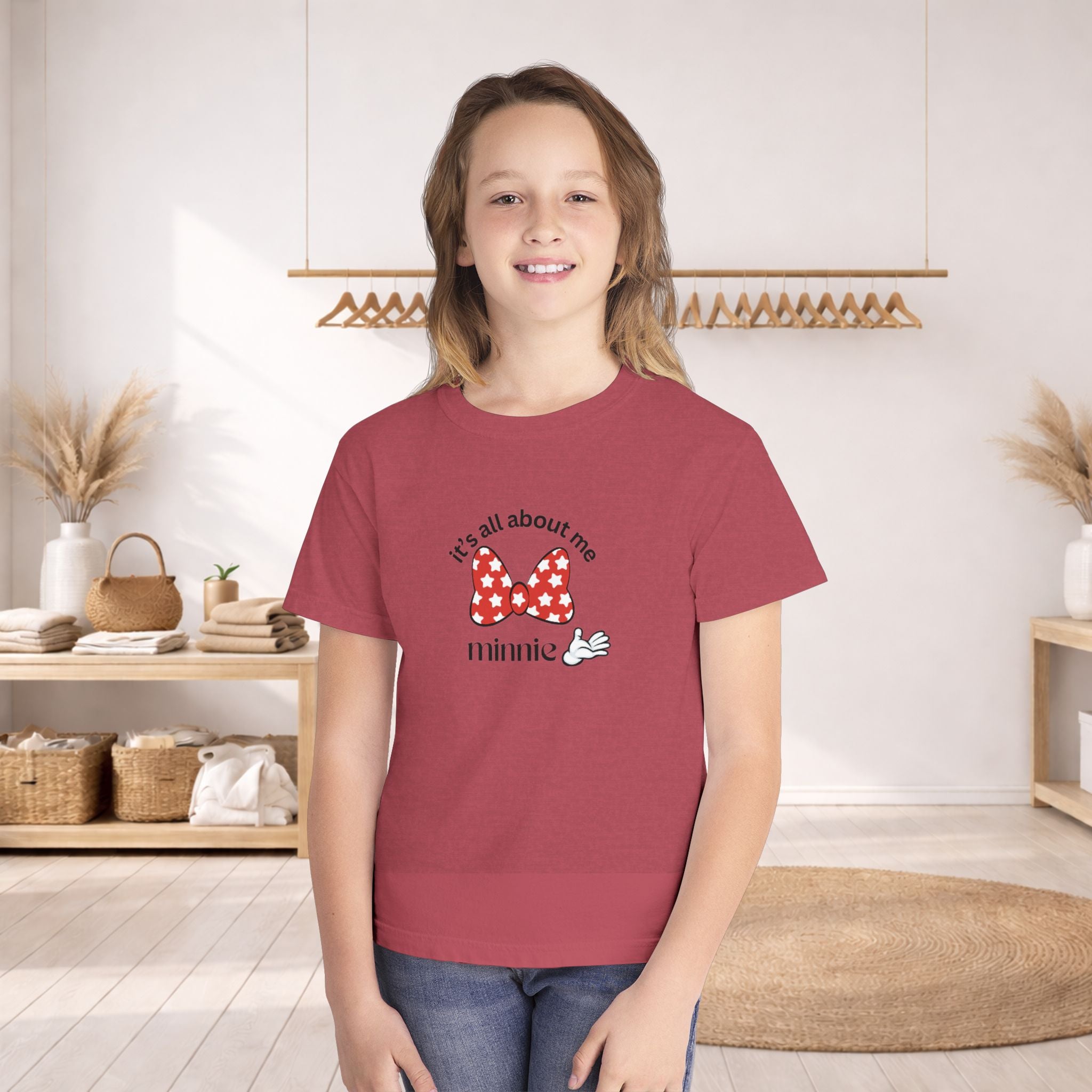 "It's All About Me" Minnie Bow Kids T-Shirt