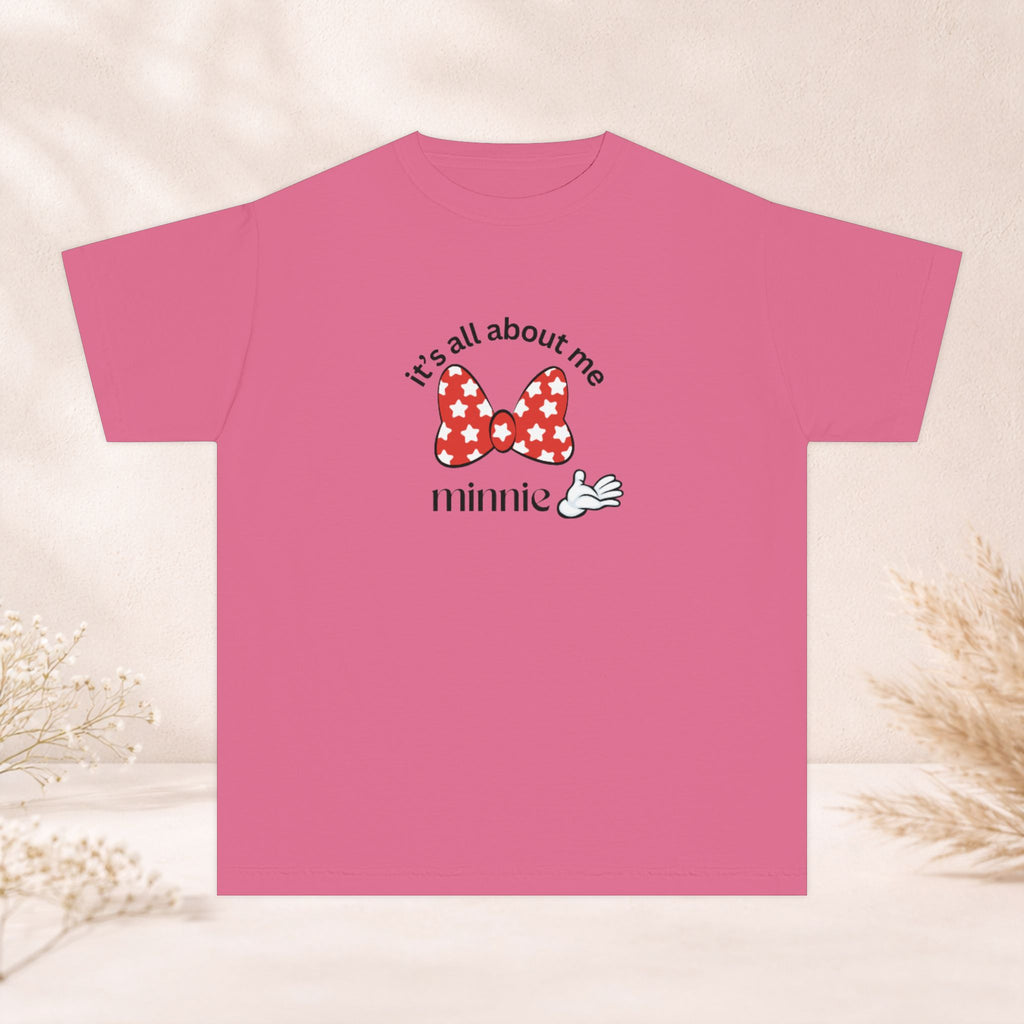 "It's All About Me" Minnie Bow Kids T-Shirt