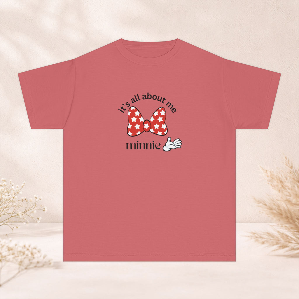 "It's All About Me" Minnie Bow Kids T-Shirt