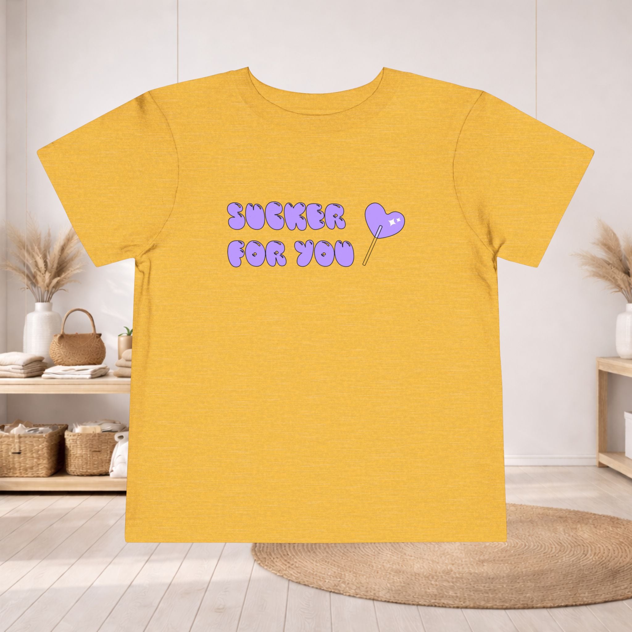 "Sucker For You" Lollipop Toddler Tee