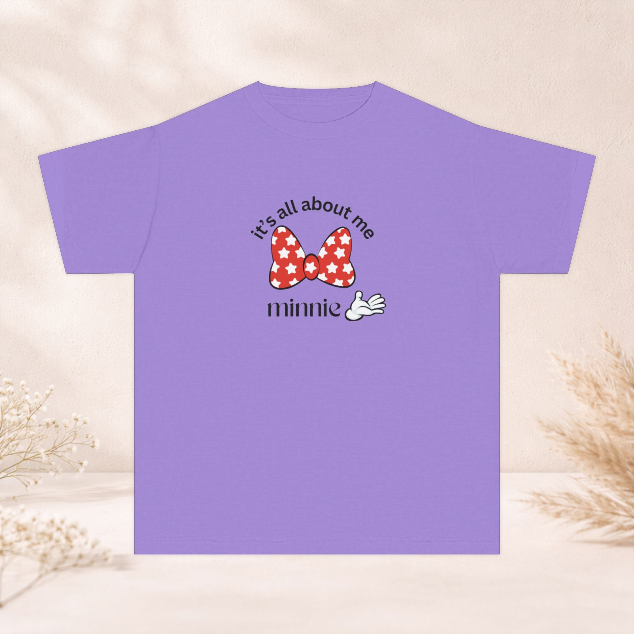 "It's All About Me" Minnie Bow Kids T-Shirt