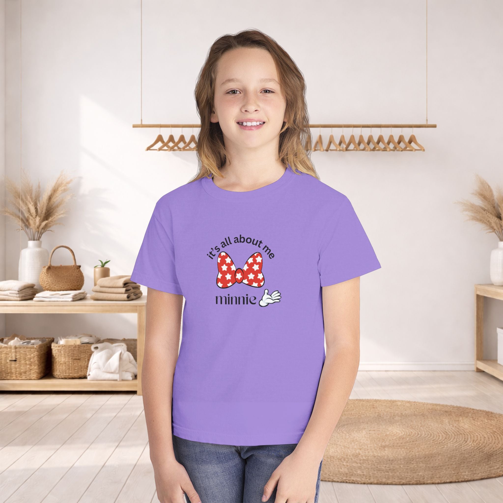 "It's All About Me" Minnie Bow Kids T-Shirt