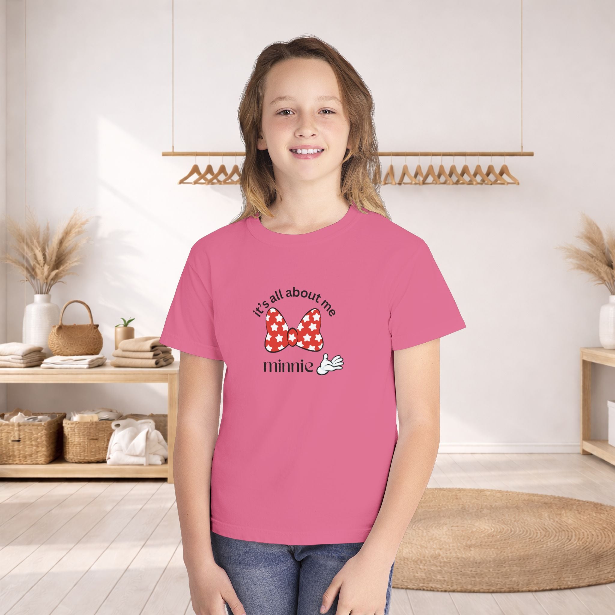 "It's All About Me" Minnie Bow Kids T-Shirt