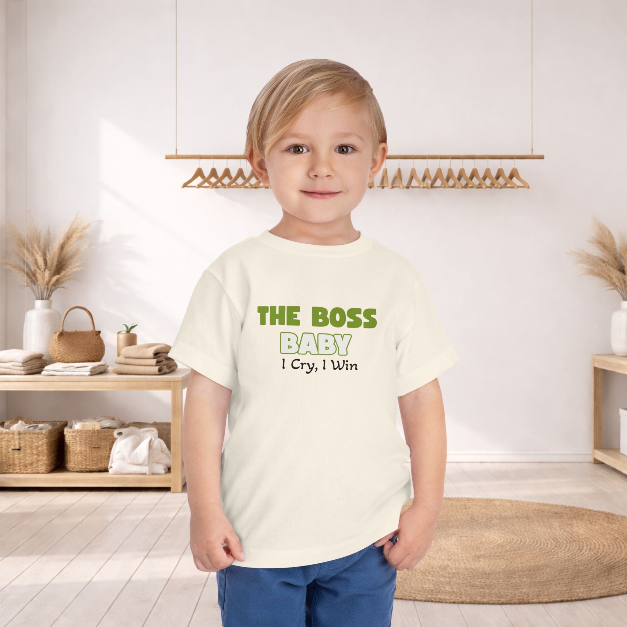 Toddler Tee – "The Boss Baby: I Cry, I Win"