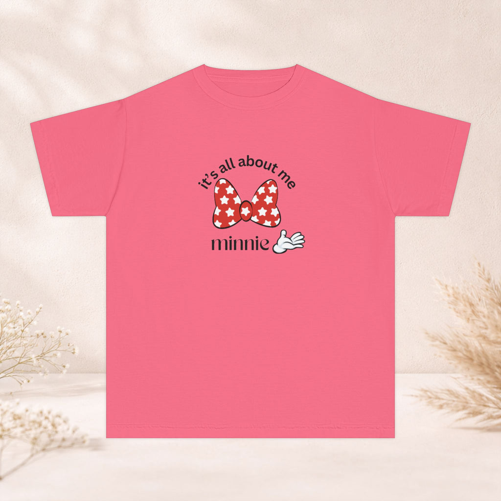 "It's All About Me" Minnie Bow Kids T-Shirt