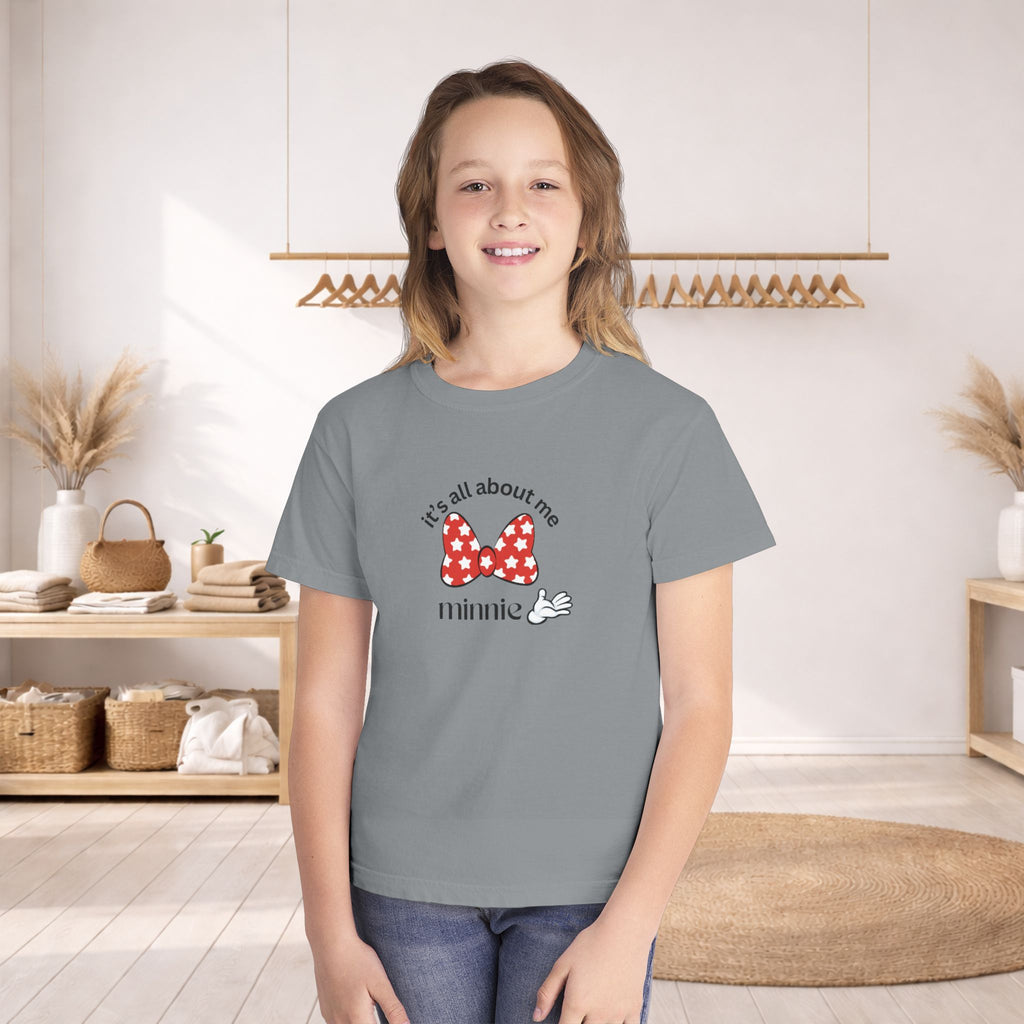 "It's All About Me" Minnie Bow Kids T-Shirt