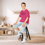 Kids Tee — "Born First. Still in Charge." Sibling Shirt