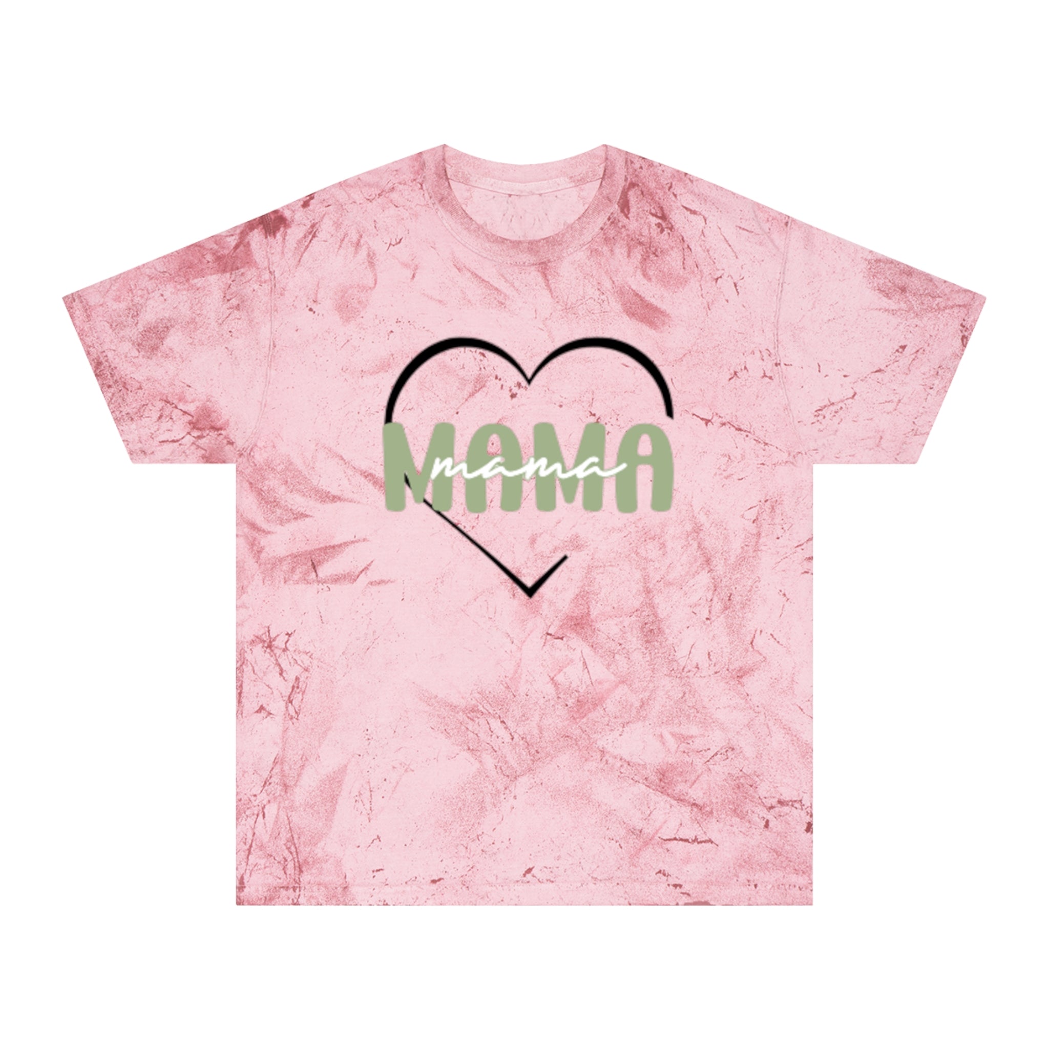 Mama Heart Tie-Dye T-Shirt