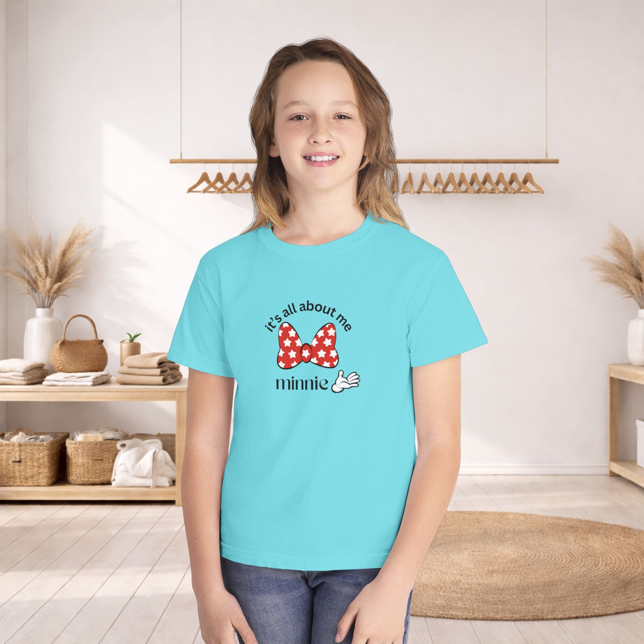 "It's All About Me" Minnie Bow Kids T-Shirt