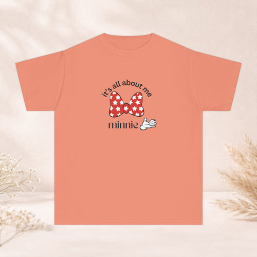 "It's All About Me" Minnie Bow Kids T-Shirt