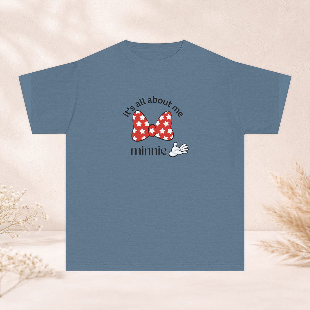 "It's All About Me" Minnie Bow Kids T-Shirt