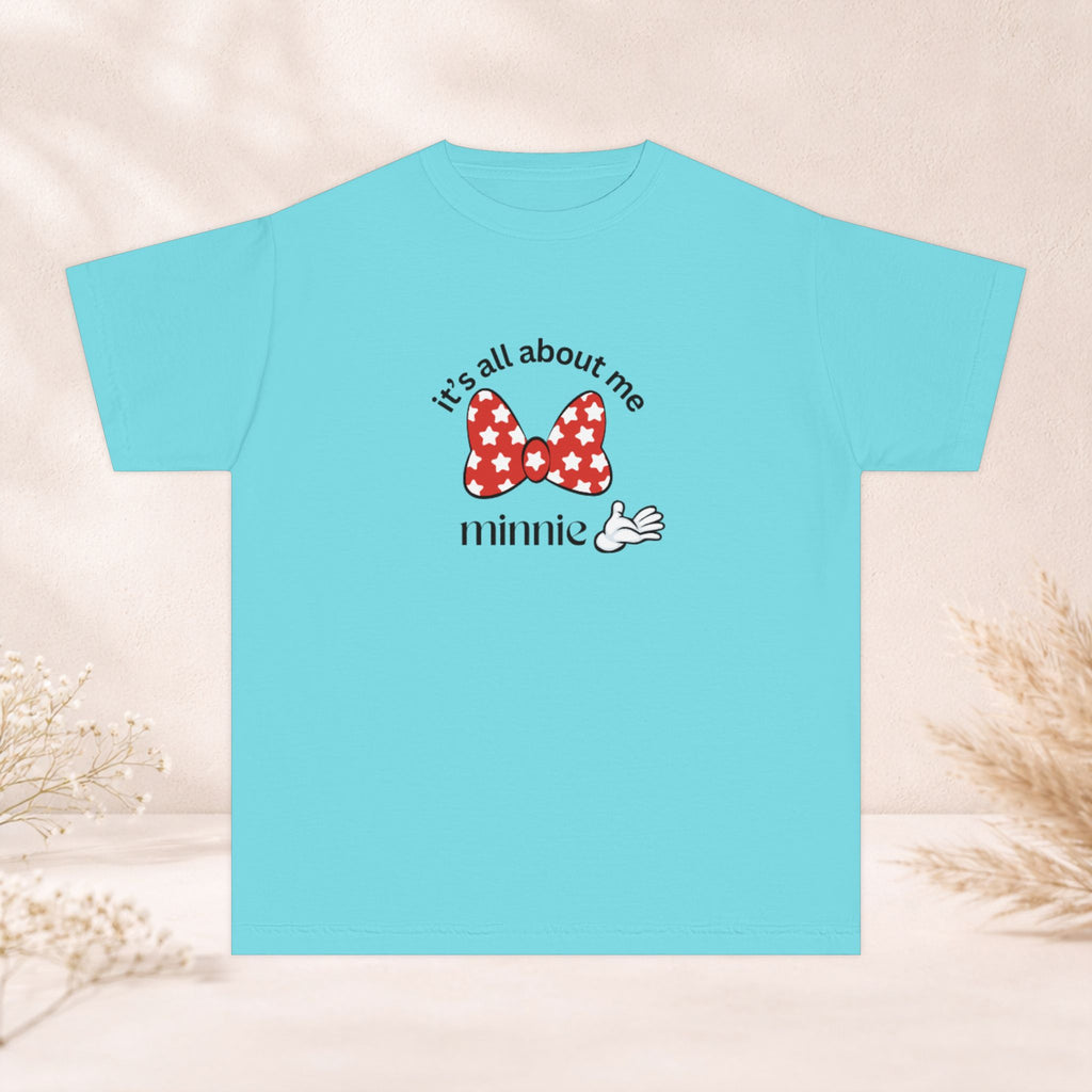 "It's All About Me" Minnie Bow Kids T-Shirt