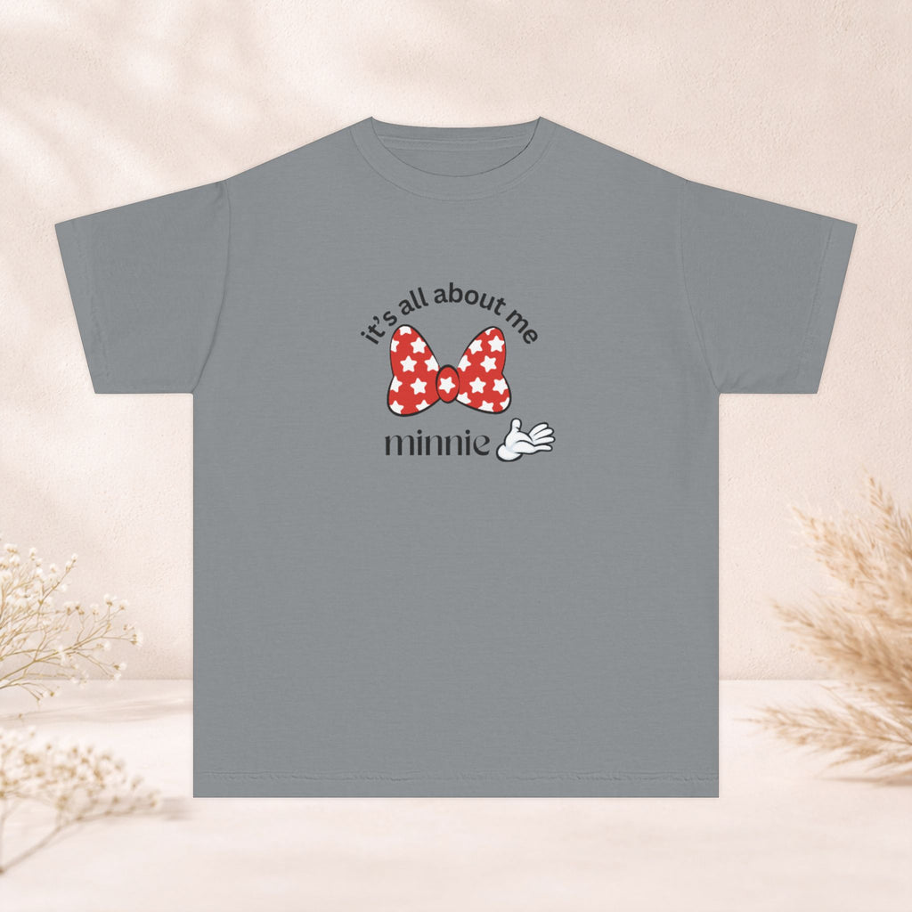 "It's All About Me" Minnie Bow Kids T-Shirt