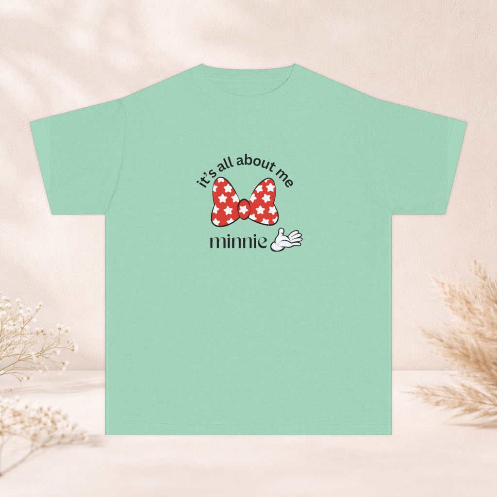 "It's All About Me" Minnie Bow Kids T-Shirt