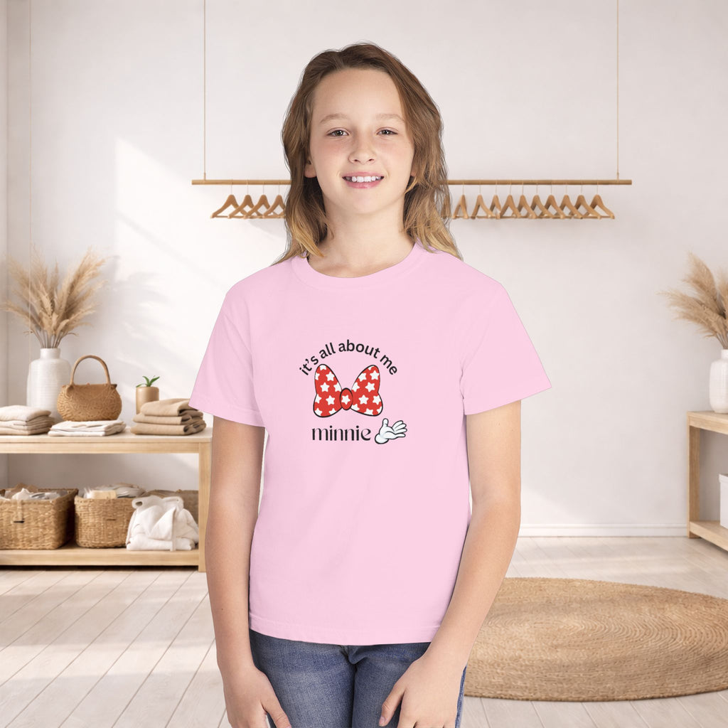 "It's All About Me" Minnie Bow Kids T-Shirt
