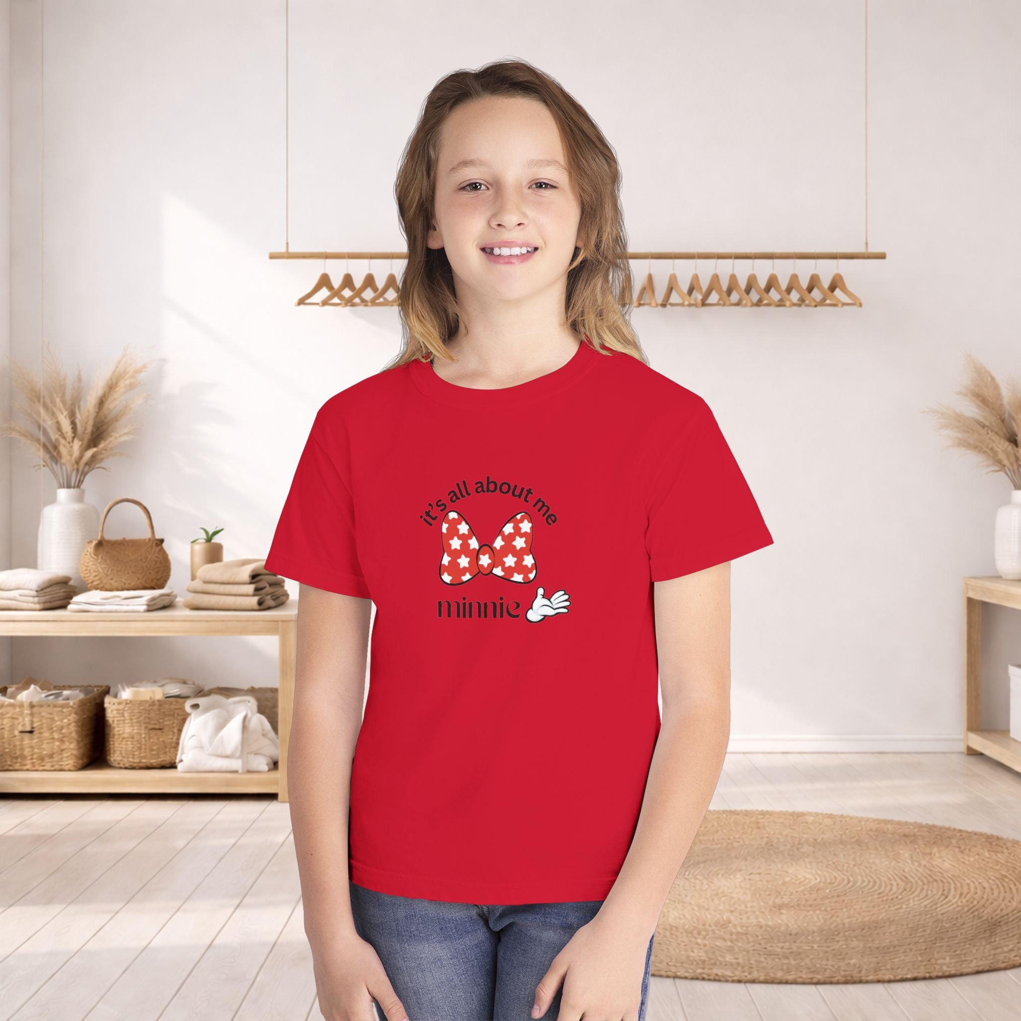 "It's All About Me" Minnie Bow Kids T-Shirt