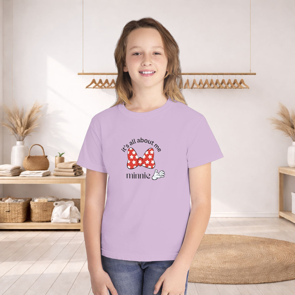 "It's All About Me" Minnie Bow Kids T-Shirt