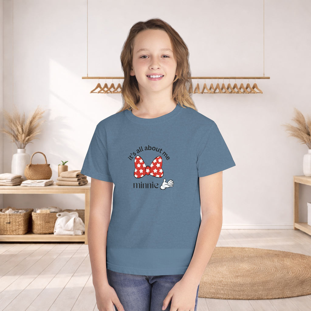 "It's All About Me" Minnie Bow Kids T-Shirt