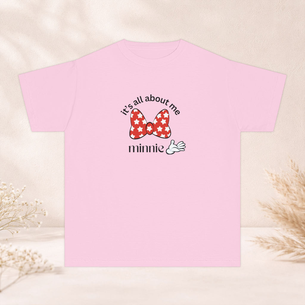 "It's All About Me" Minnie Bow Kids T-Shirt